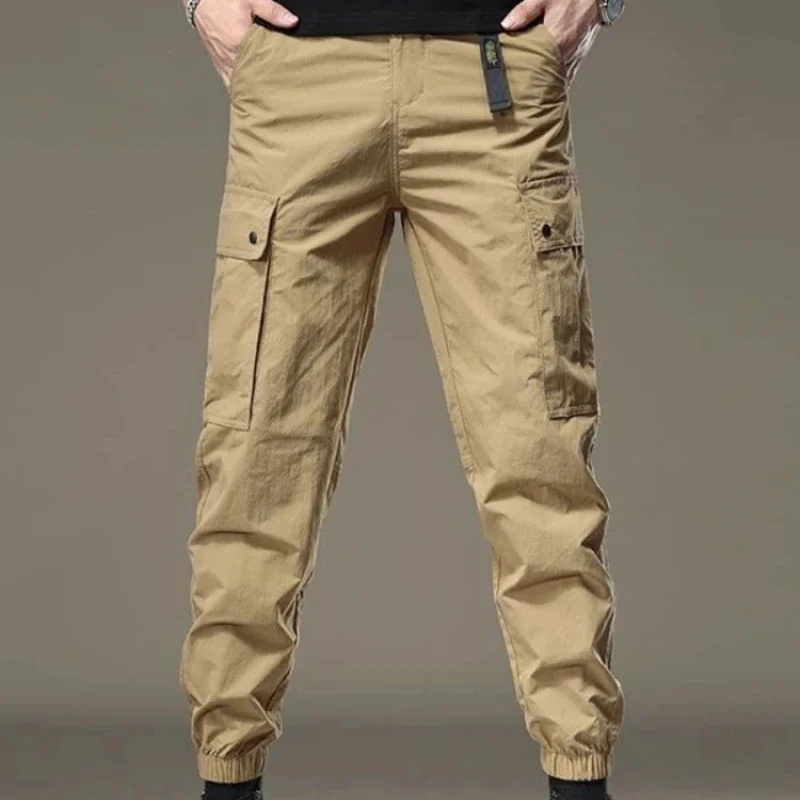 Men's Cargo Pants Multi Pocket Spring Summer High Quality Multipockets Male Trousers Baggy Korean Style Luxury New In Slacks Emo