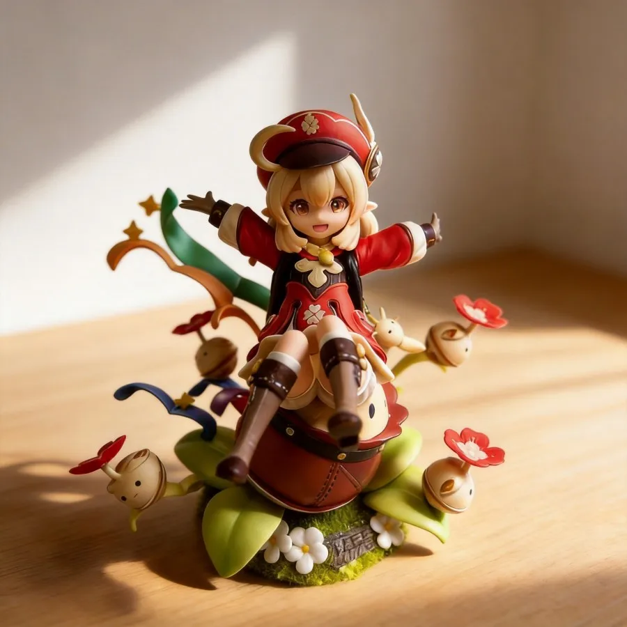

Anime Genshin Impact Klee Figure 18cm Collectible Model Toy Statue Decoration Gift for Fans