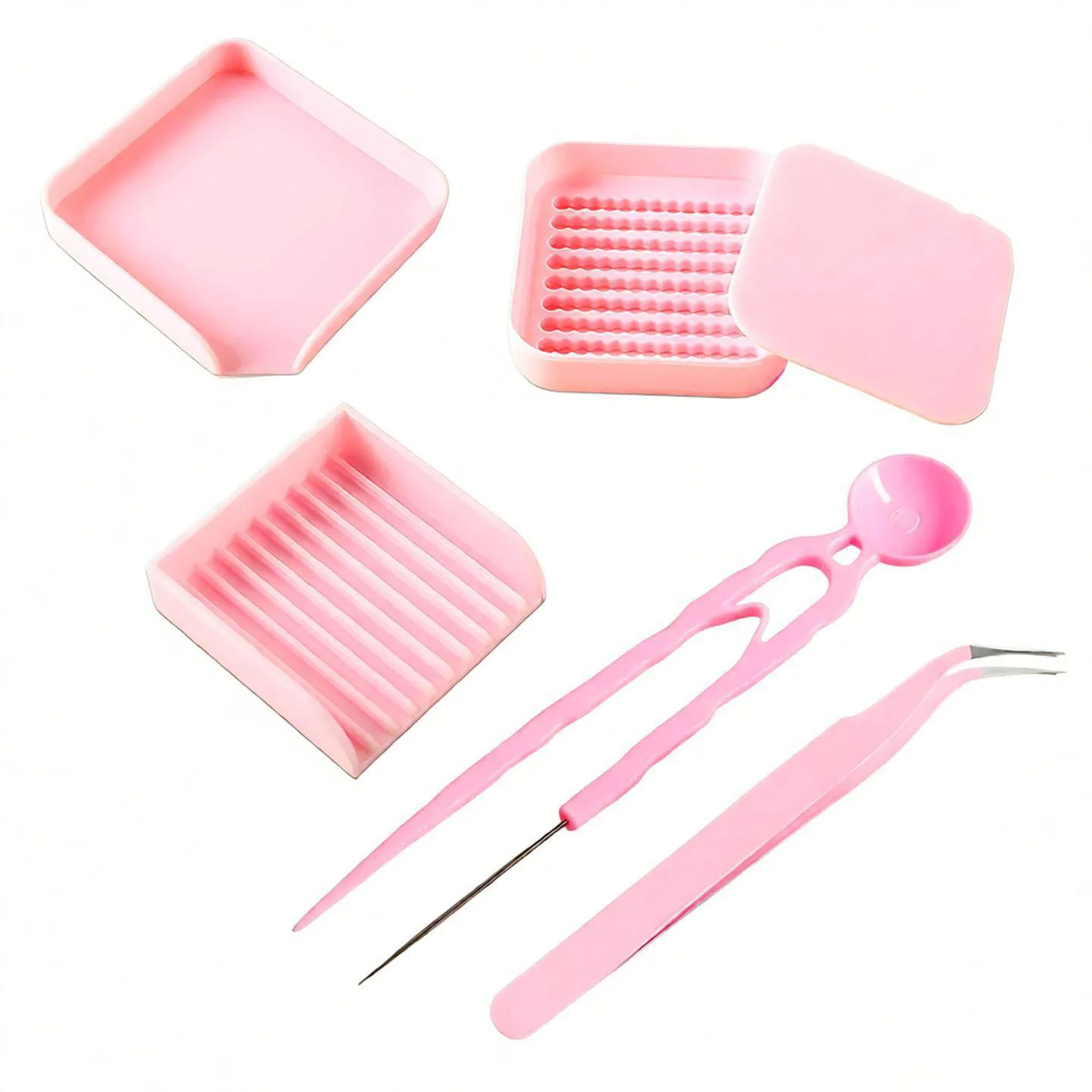 

6PCS Fuse Beads Picking Tray Kit 2.6mm Bean Sorting Tray Set Handmade DIY Tool For Crafting Jewelry Bracelets Beads Accessories