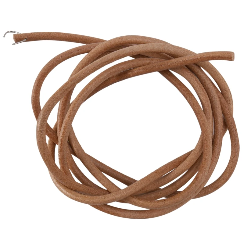 AT84-72 Inch 183 Cm Leather Belt Treadle Parts + Hook For Singer Sewing Machine