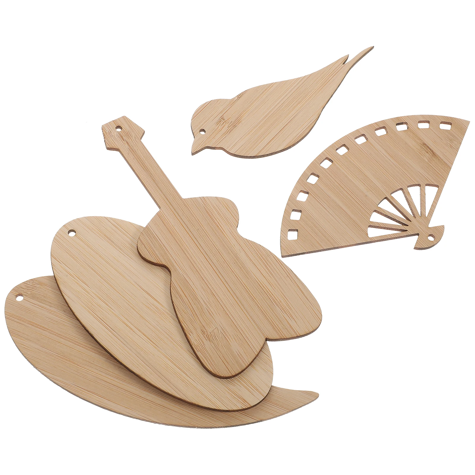 

5pcs Bamboo Bookmarks Wood Craft Creative Dried Flowers Book Lovers Gifts Unique Wooden Accessories Student Supplies