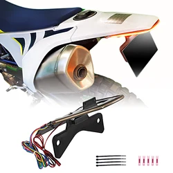 LED Smoked Fender Eliminator Integrated Tail Light For Husqvarna 701 STD 2021-2023