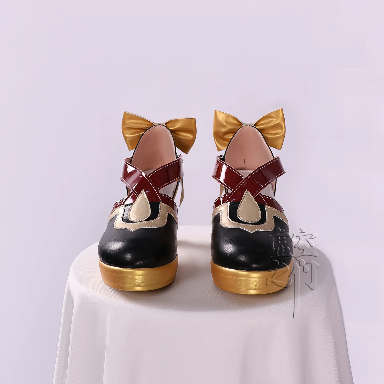 게임 Genshin Impact Sandrone 코스프레 신발 Sandrone 코스프레 부츠 할로윈 콤이콘 역할 놀이 소품 성인 여성용