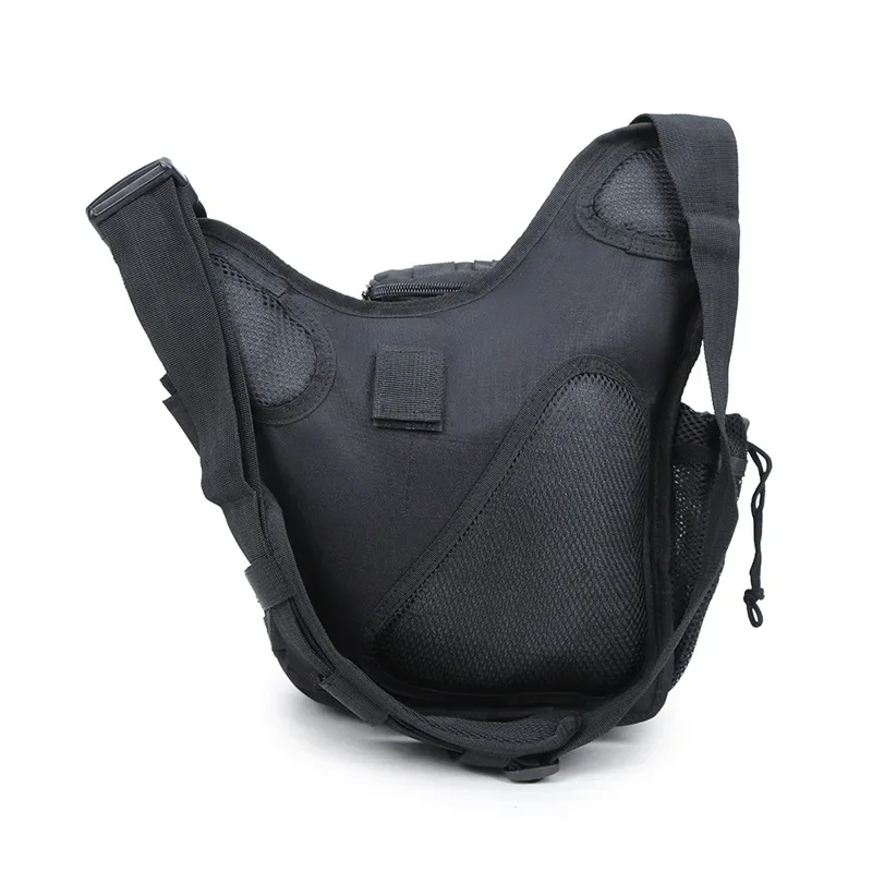 Sacos de câmera impermeáveis de grande capacidade, cintura de nylon para esportes ao ar livre, bolsa crossbody multifunções para homens, moda