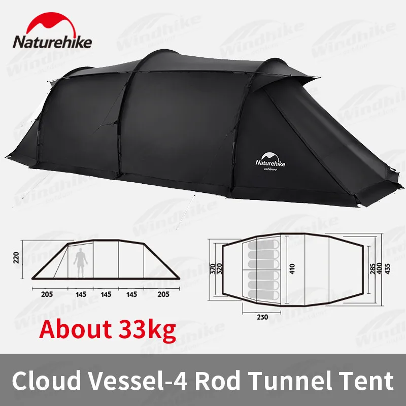 Naturehike 4-6 Person 4-Season Tunnel Tent