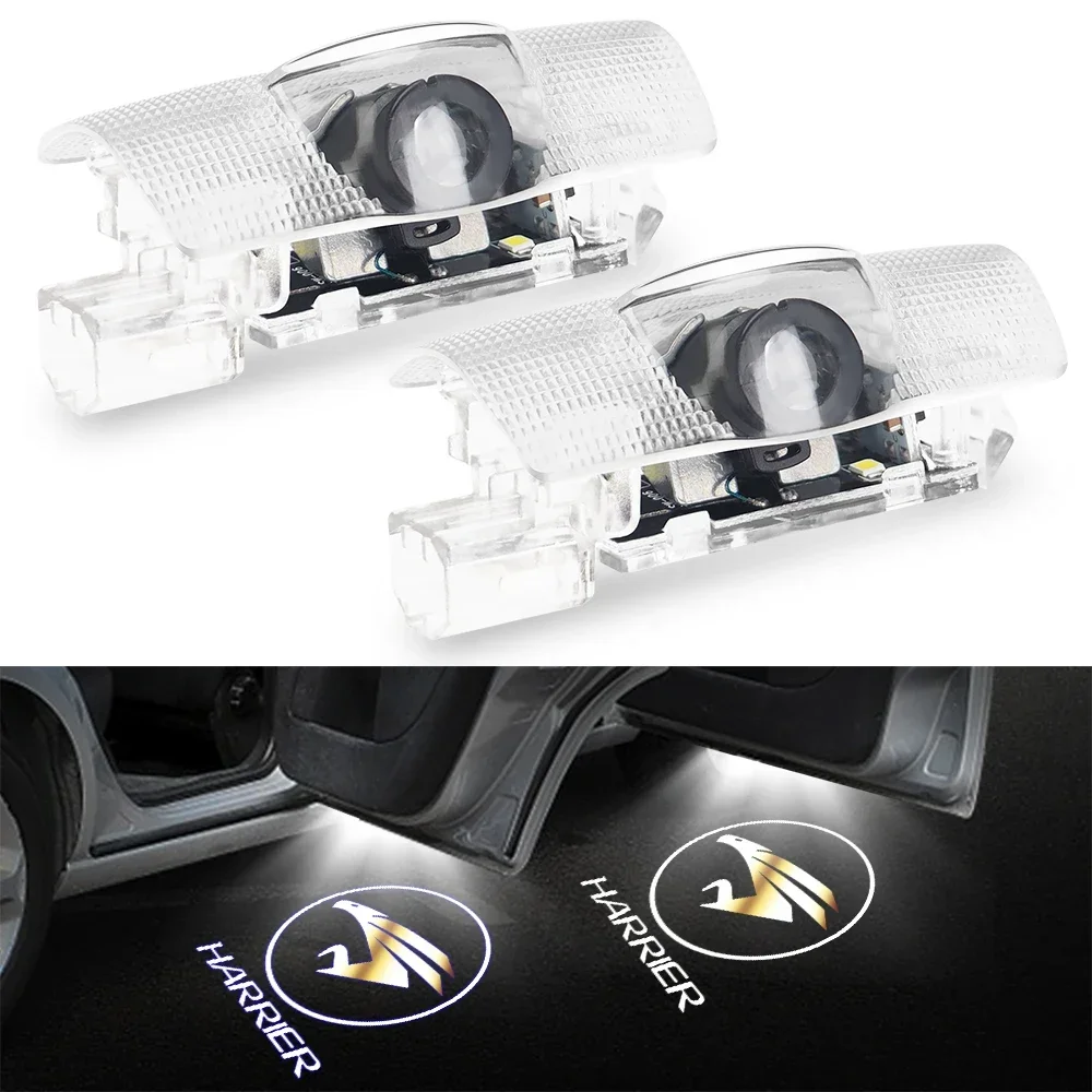 LED Shadow Courtesy Light HARRIER Logo Light Door Lamp For Toyota HARRIER 2003 2020 2021 Car Styling Toyota Car Door Light