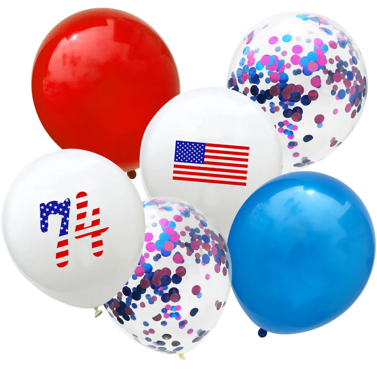 

50pcs Independence Day Flag Balloon Party Decorations Ballons Party Supplies Ballon Decoration Ballon July 4 Day Gift