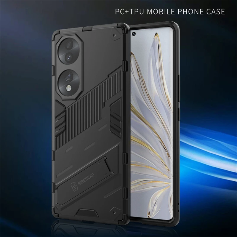 For Honor 70 Case Cover For Huawei Honor 70 5G Capas New Stand Kickstand Shockproof Back Holder Cover For Honor 70 Pro 5G Fundas