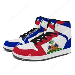 Dropshipping Print On Demand Men Women Custom Sneaker Shoes Haiti Flag Custom Printing