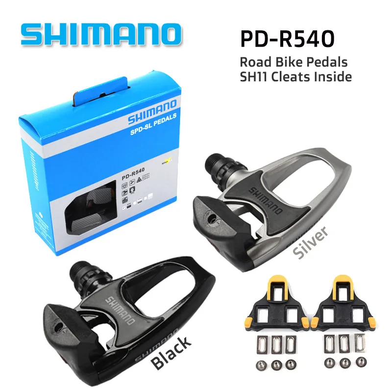 SPD-SL Pedal Original PD-R540 Pedals Self-locking Road Pedal R540 Road Bike Pedals with SH11 Cleat Cycling Locking Pedal