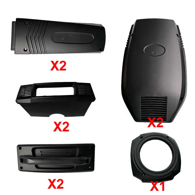 

350 Вт 380 Вт луч с подвижной головкой, пластиковая окрашенная крышка, корпус, запасная часть