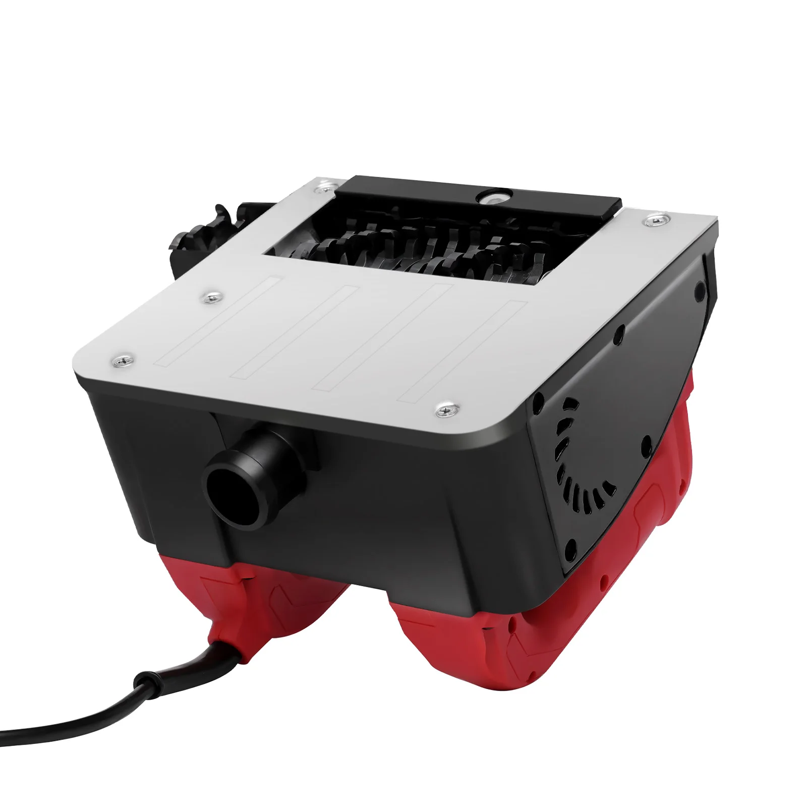Elektrischer Wandhobel 1200W Spachtelmaschinenentferner 26 Klingen Variable Geschwindigkeit 1000-4000 U/min 16cm Hobelbreite Einstellbare Tiefe 1-4mm Wand Decke Boden Renovierung Innen- und Außenbereich EU-Stecker 220V – Detail 18