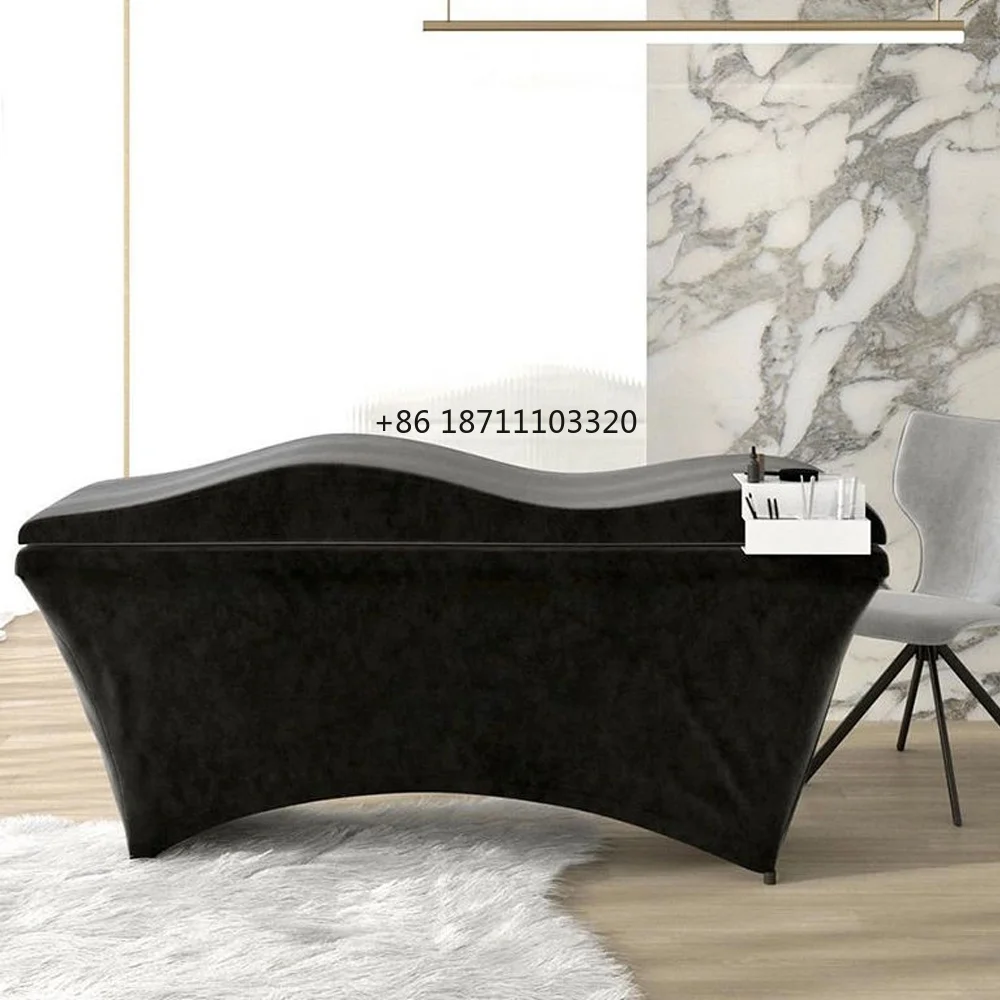 Customizable Private label Pop Mattress Lash Bed Curved Mattress Beauty Salon Memory cotton bed