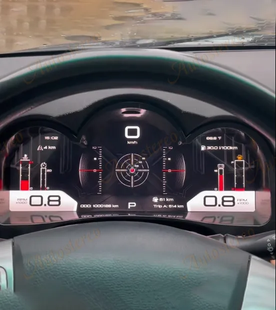 

Carcluster 12,3-дюймовая приборная панель для Toyota Hilux 2005-2015 лет, автомобильная ЖК-панель, спидометр, виртуальный кабин