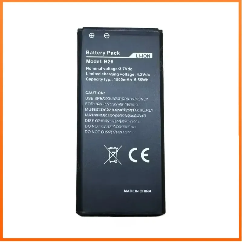 1500mAh Replacement Battery for Caterpillar CAT B26 Rugged Phone