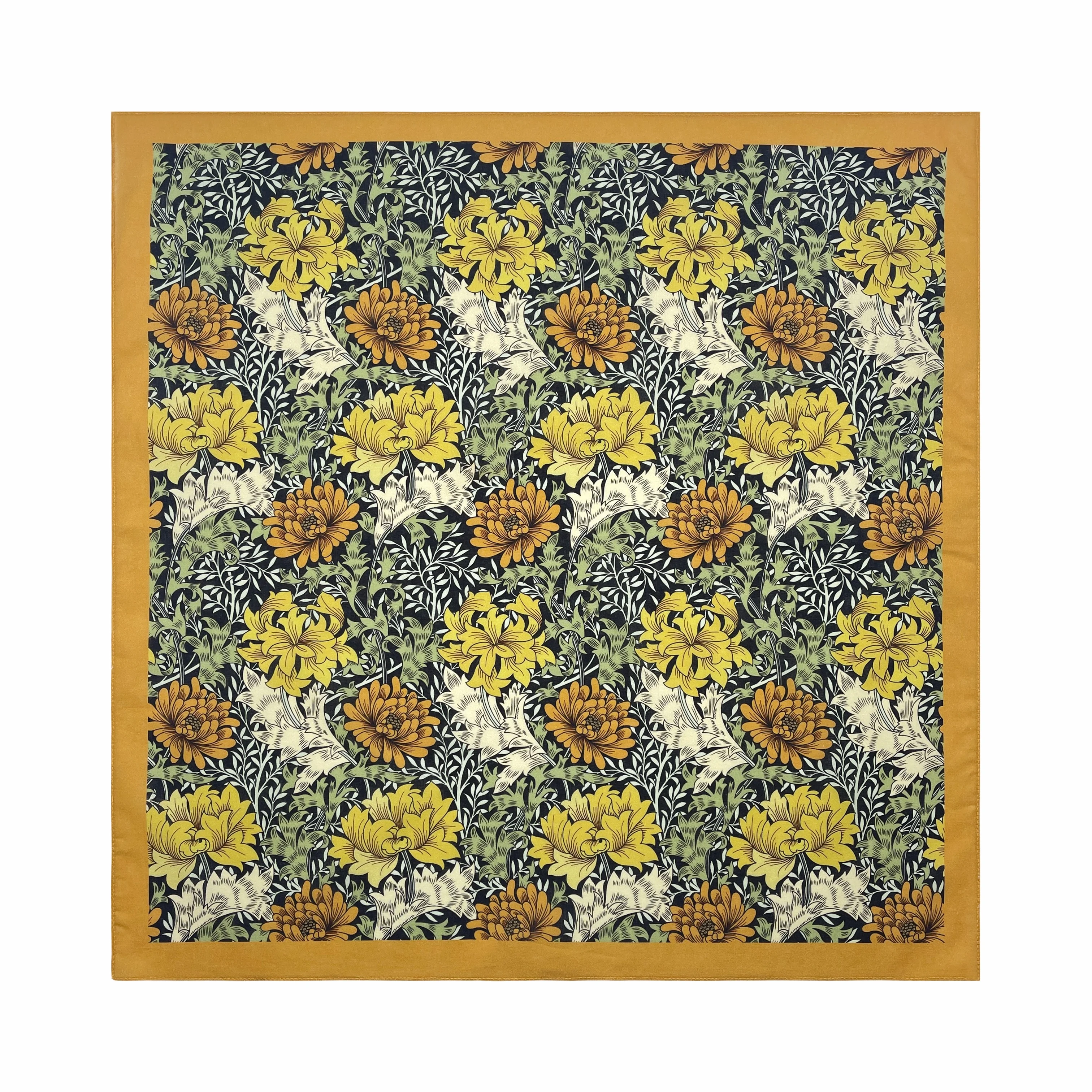 Modisches Neues Design Damen Schönes Blumenmuster Retro Hip-Hop 100% Baumwolle Bandana Quadratischer Schal Stirnband Paisley Geschenke für Frauen/Mädchen – Detail 4