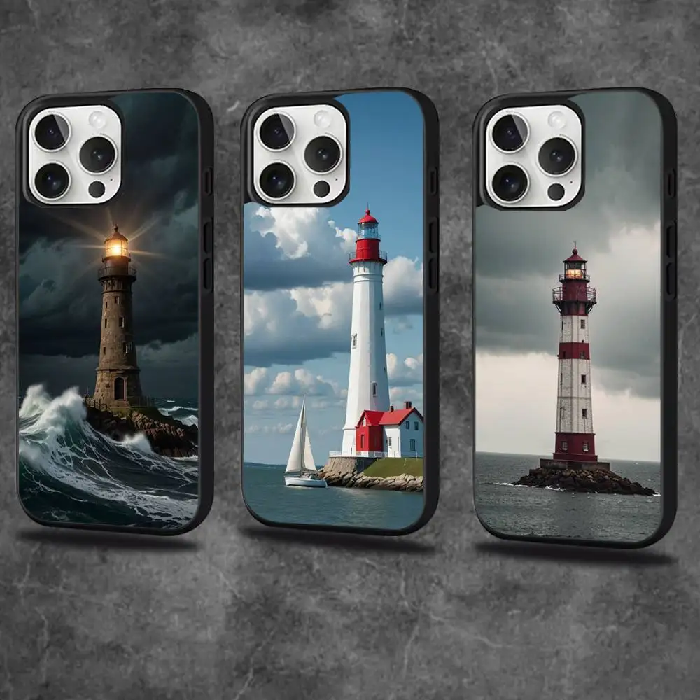 

landscape lighthouse Phone Case For iPhone 17,16,15,14,13,12,11,Pro,Max,Plus,Mini,SE4,E Magnetic Magsafe Wireless Charging