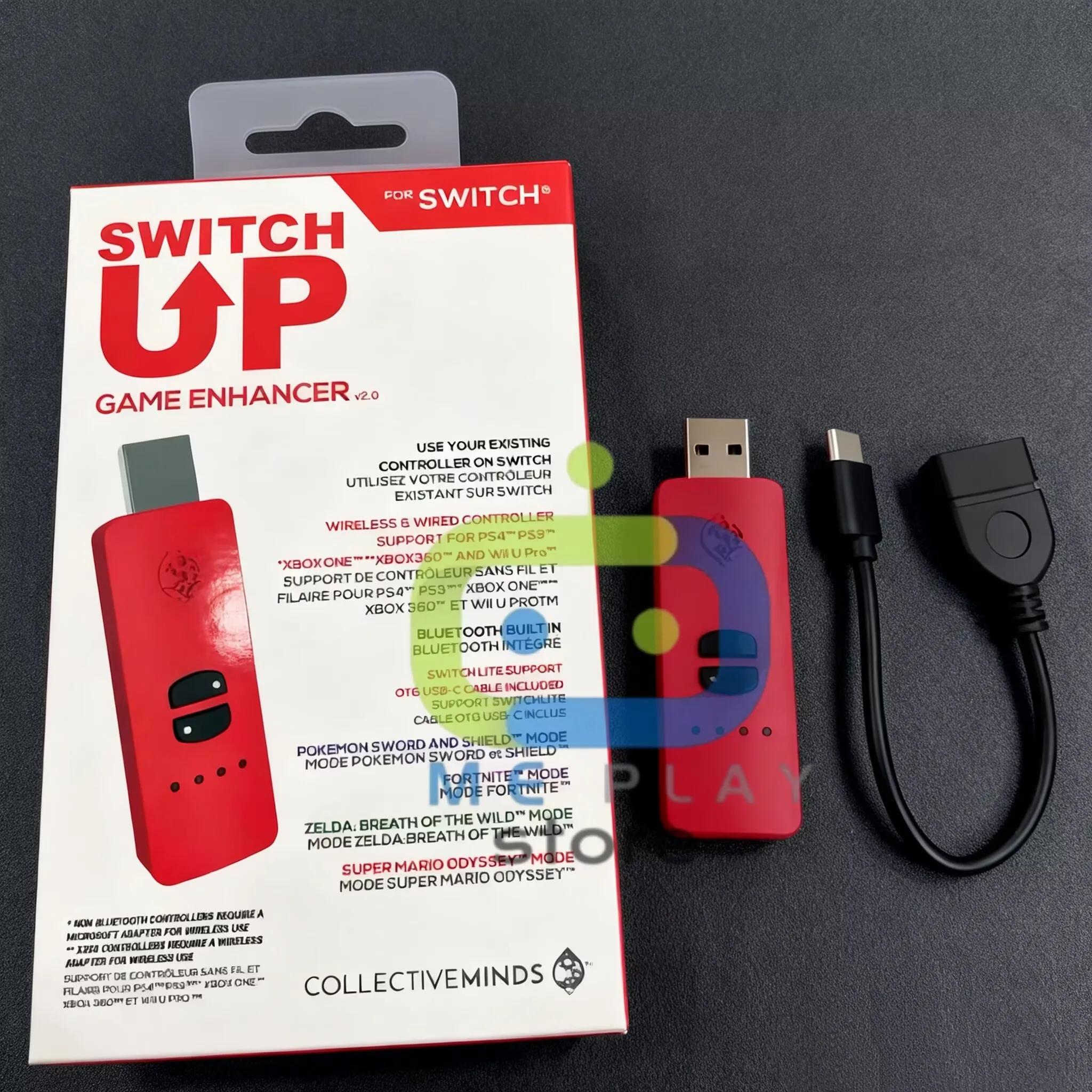 محول مقبض مستخدم MOD V2.0 نسخة لامعة من محول وحدة تحكم جهاز Pocket Monsters USB #1