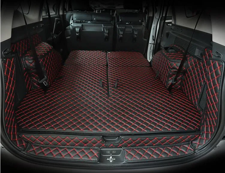 

Лучшее качество! Коврики в багажник автомобиля на заказ для Mitsubishi Pajero Sport, 7 мест, 2025-2016, водонепроницаемые коврики для багажника, чехол