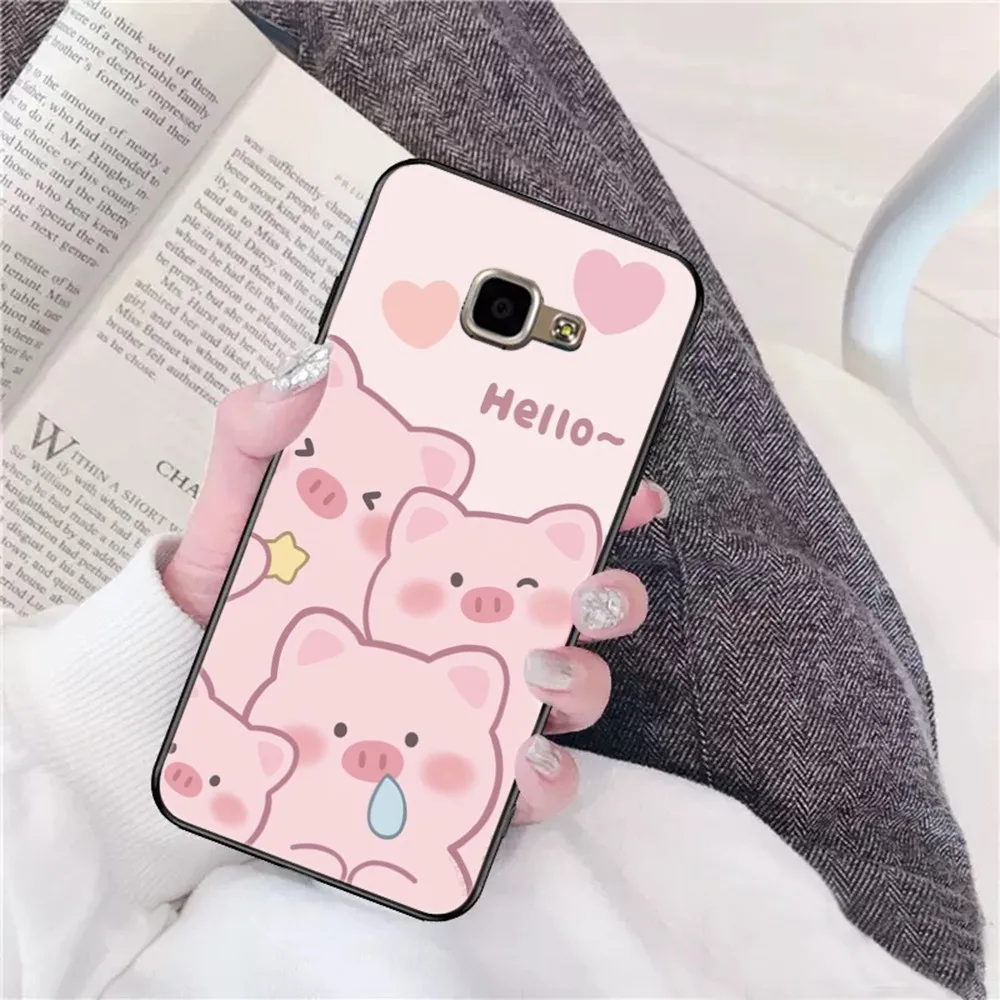 Cute piggy Phone Case For Samsung A 13 21 30 31 32 51 52 53 70 for Huawei Honor 50 60 70 for OPPO vivo