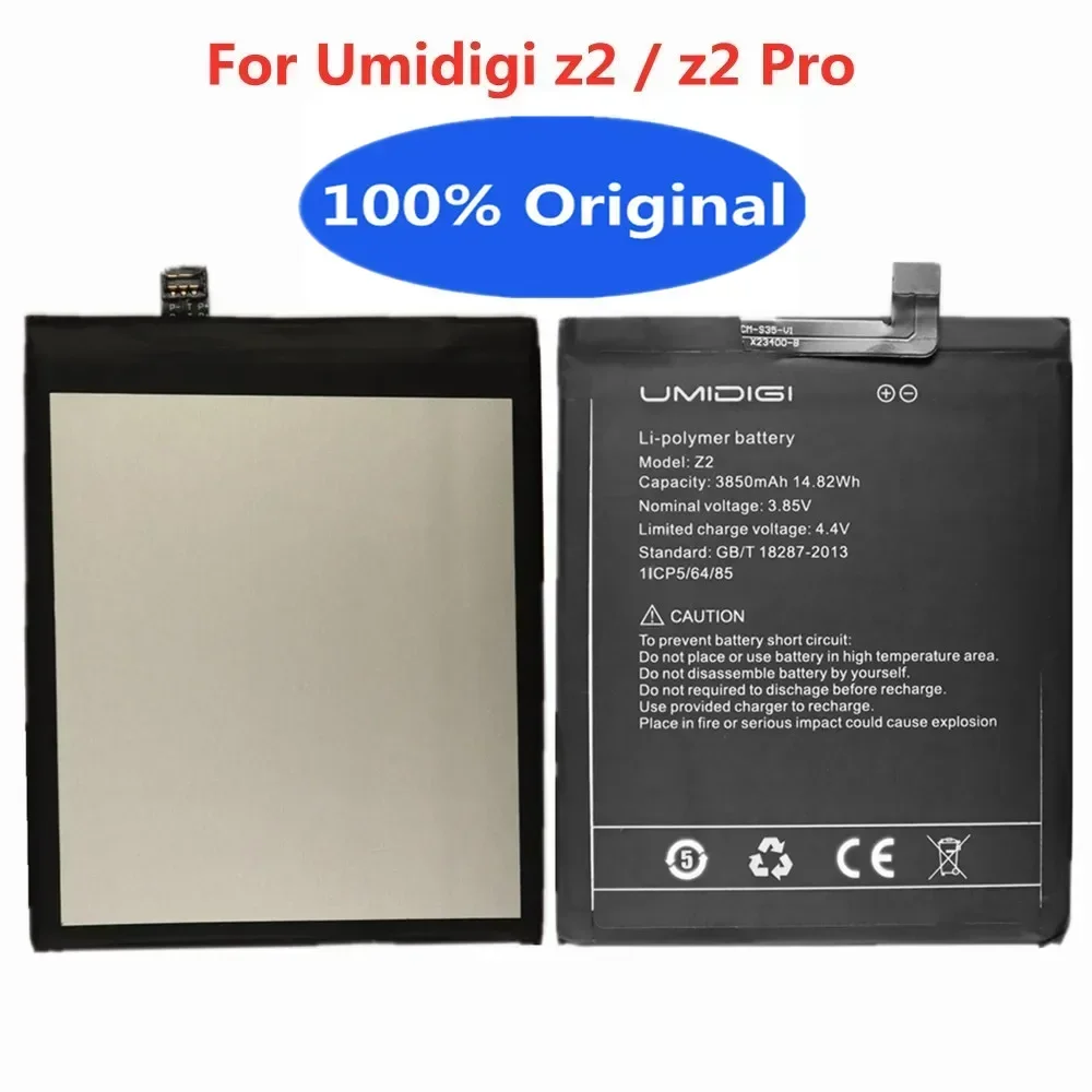 New 100% Original Battery For UMI Umidigi Z2  / Z2 PRO 3850mAh Smart Mobile Phone Battery Batteries Bateria Fast Shipping