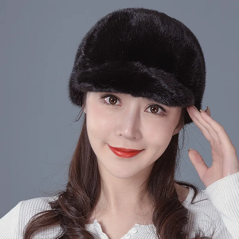 

Leather hats wool fashionable woolen versatile for both men and women thickened warm the trend of knight