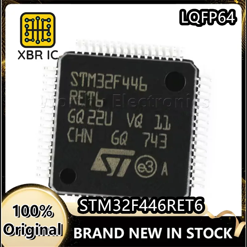 

(1/10 piece) STM32F446RET6 LQFP-64 ARM Cortex-M4 32-bit microcontroller MCU New original authentic spot fast delivery