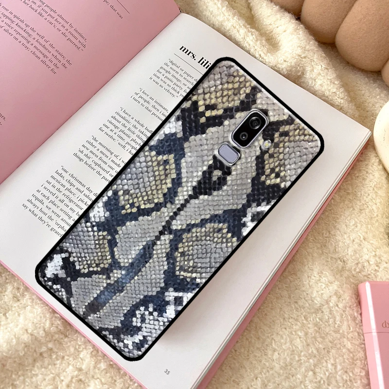 Python Snake Skin Case For Samsung Galaxy J7 J5 J3 2016 J1 A3 A5 2017 A6 A8 J4 J6 Plus A9 2018 Cover Coque