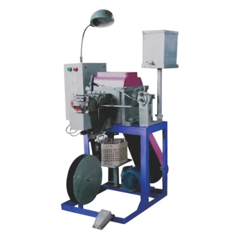 JZ-900-4 Semi-automatic Plastic Tipping Machine For Shoelaces & Paper Bag Handles