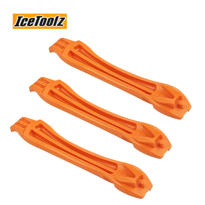 IceToolz Bicycle Tyre Lever 3 PCS Ultralight Wheel Repair Tool Kit For MTB Road Bike Tire Spoon Cycling Tire Opener Accessories