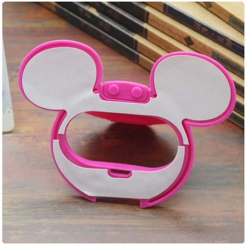 Housse de protection Anti-pollution en tissu humide, réutilisable, dessin animé Mickey Disney pour bébé, cadeau de rangement pour Table à manger