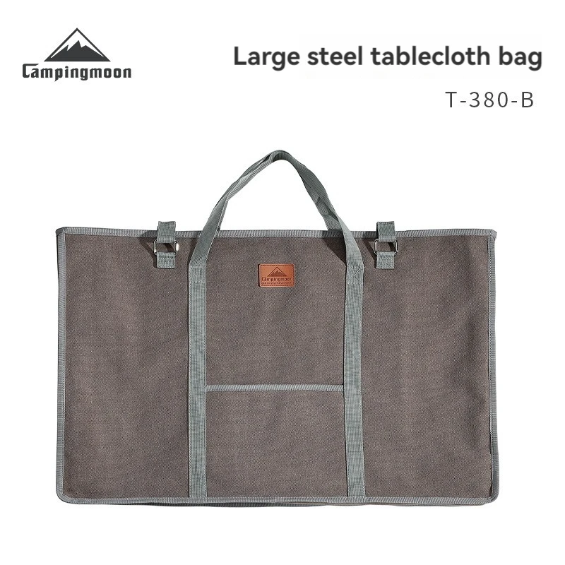 CAMPINGMOON Outdoor Versatile Folding Table Wild Dining Table Bag Large Storage Bag With Handle Canvas Bag For Storage