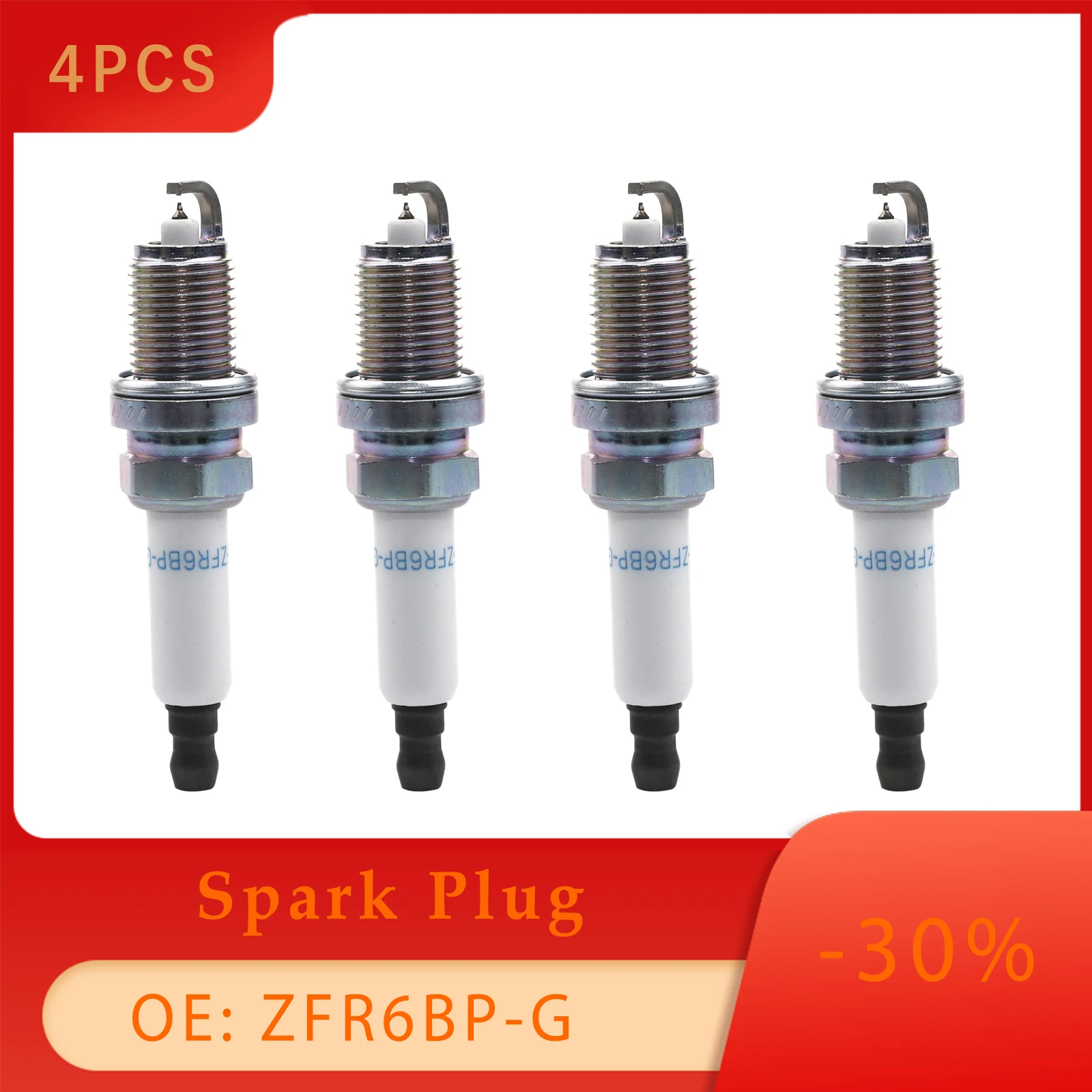 

4PCS Spark Plug For BUICK (SGM) EXCELLE GT EXCELLE XT REGAL II CHEVROLET (SGM) AVEO CRUZE EPICA MALIBU ZFR6BP-G