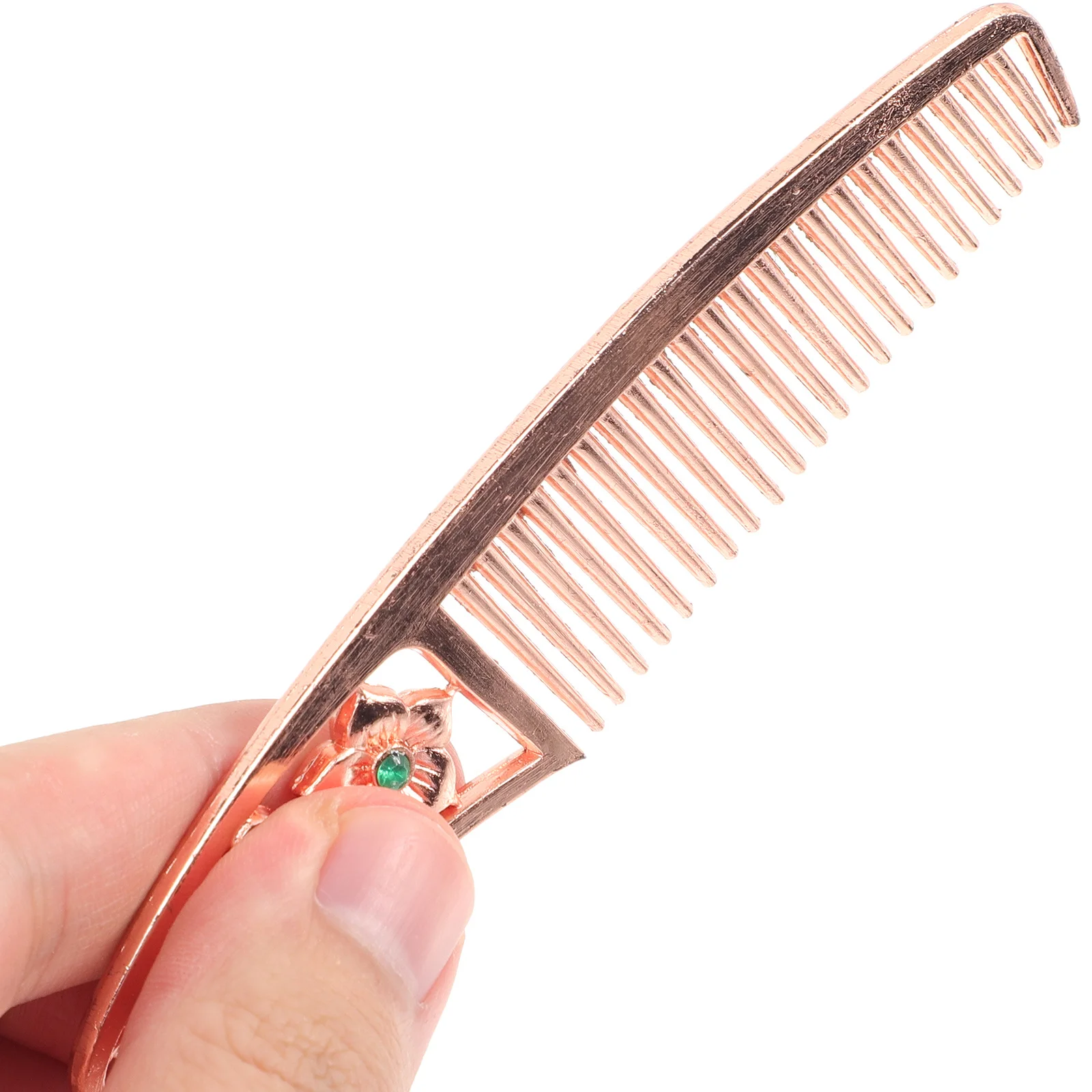 

1Set Hollow Carved Mirror and Comb Set Retro Style Small Handheld Mirror for Women Daily Makeup Outdoor Use Office Party Travel