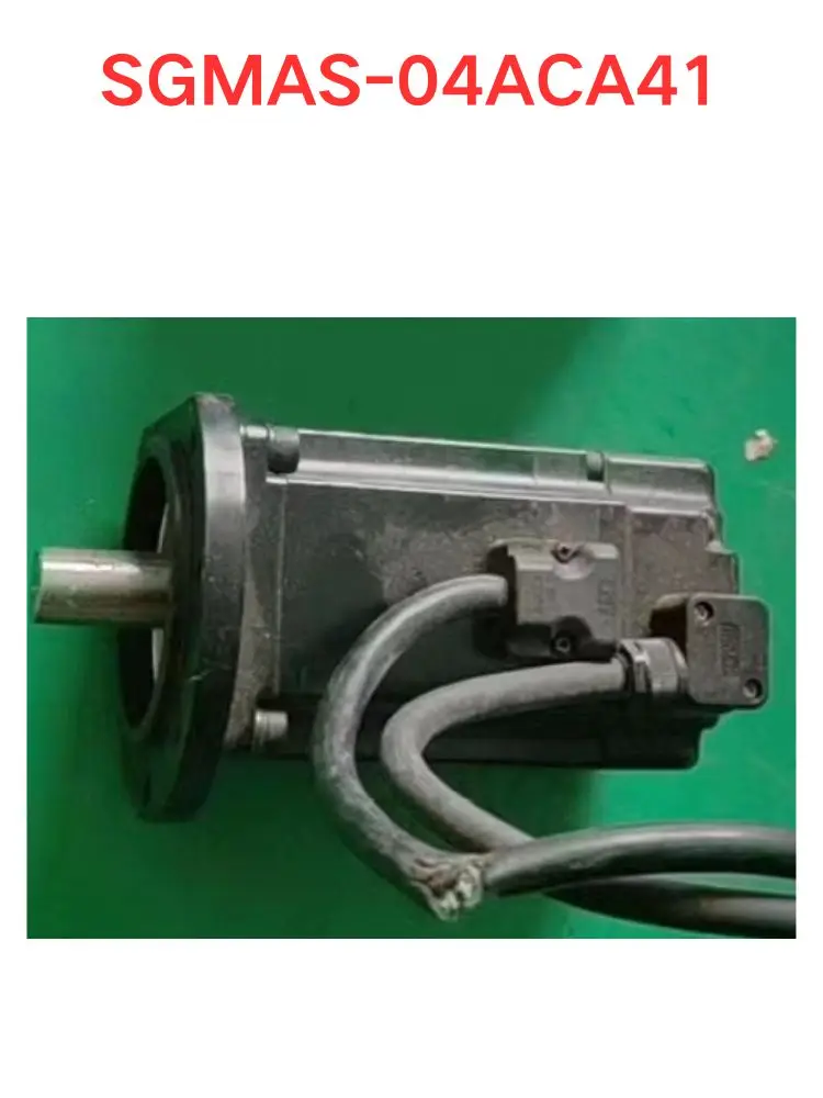 Used OEM disassembled parts SGMAS-04ACA21 servo motor Functional test OK