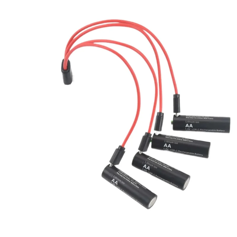For Smoke Detector Game Machine Camera Rechargeable Batteries USB Lithium Battery 1.5V AA 3500mWh