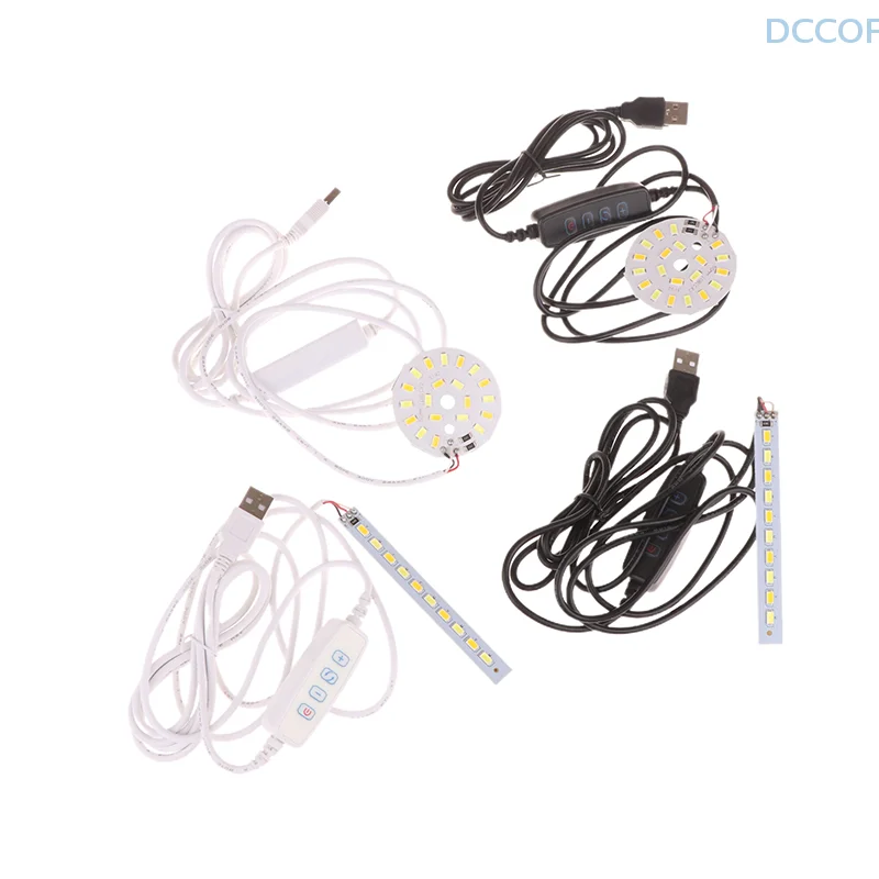 DC LED Lichtschakelaar Dimmen Controller Online USB Plug Dual Color Light Board met 2m Kabel 5V 3W 5W 6W 10W