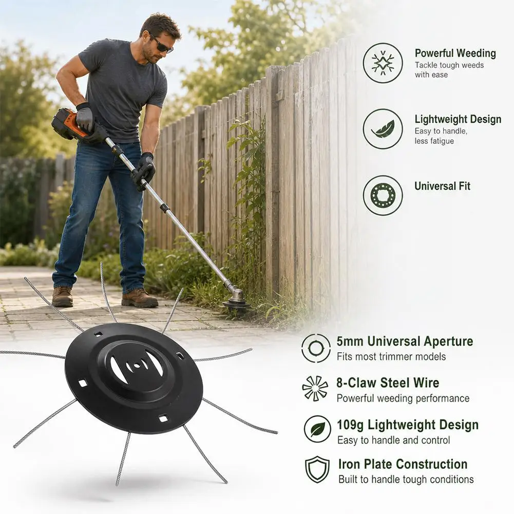 Lawn Mower Head Free 4 Lines Replacement Removal Of Garden Weed Brushcutter Part Grass Trimmer Head Garden Accessory 2026 New view 4