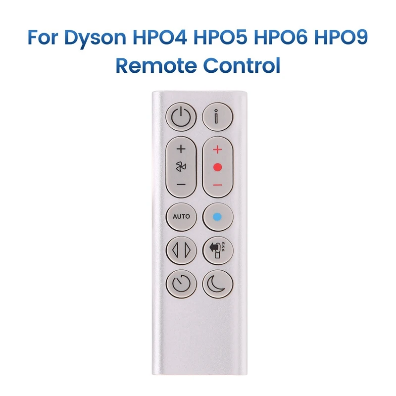 2X Replacement Remote Control For Dyson HP04 HP05 HP06 HP09 Air Purifier Fan Heating And Cooling Fan (Silver)