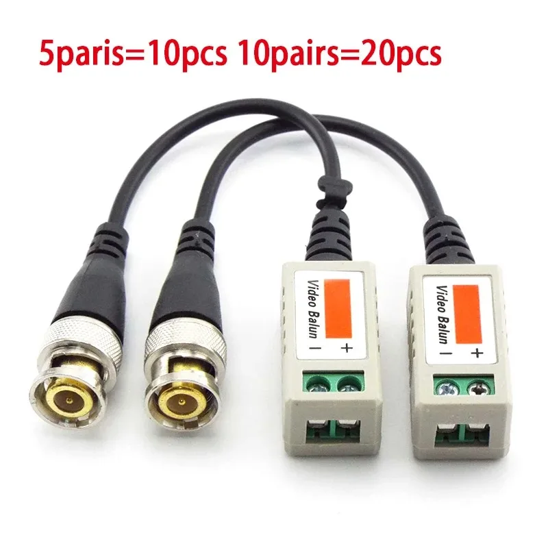 

5 пар в наличии: пассивный коаксиальный HD-трансивер AHDCVITVI2 для видеонаблюдения, UTP, 1MP/5MP