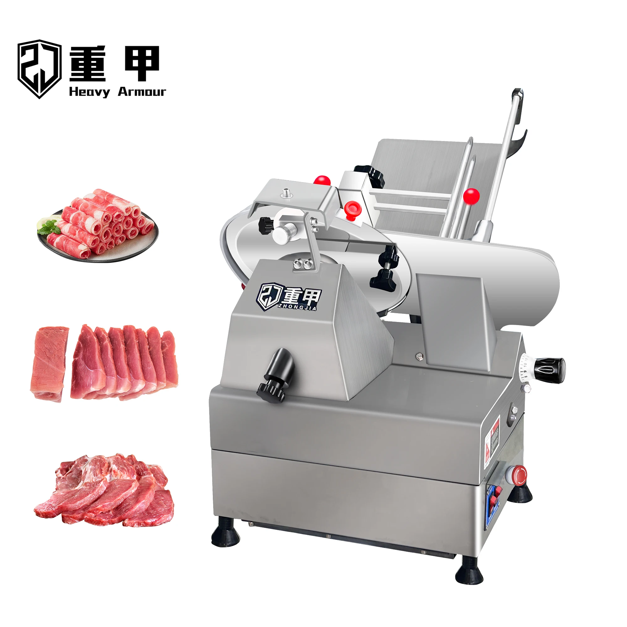 

Versatile Industrial Food Slicing Machine For Chips Meat Bread Cheese Cassava Carrot Bacon Hot Dog Bun Cutting
