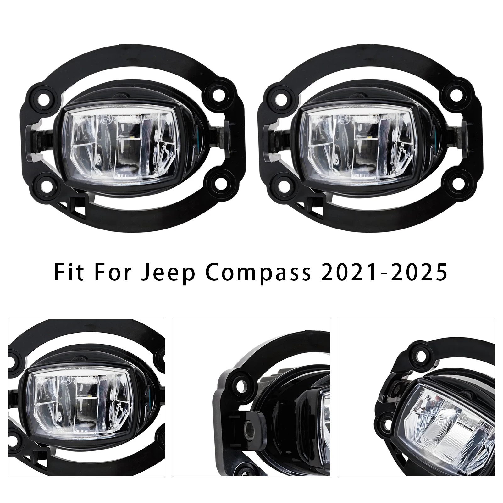 LED フロントドライビングフォグライト ジープコンパス 2021-2025