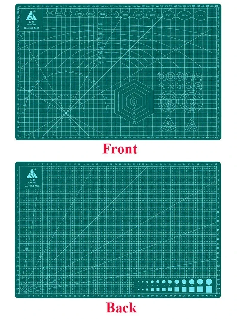 A3 A4 A5 PVC Cutting Mat Pad Patchwork Cut Pads A3 Patchwork Tools Manual DIY Tool Cuttings Board Double-sided Self-healing