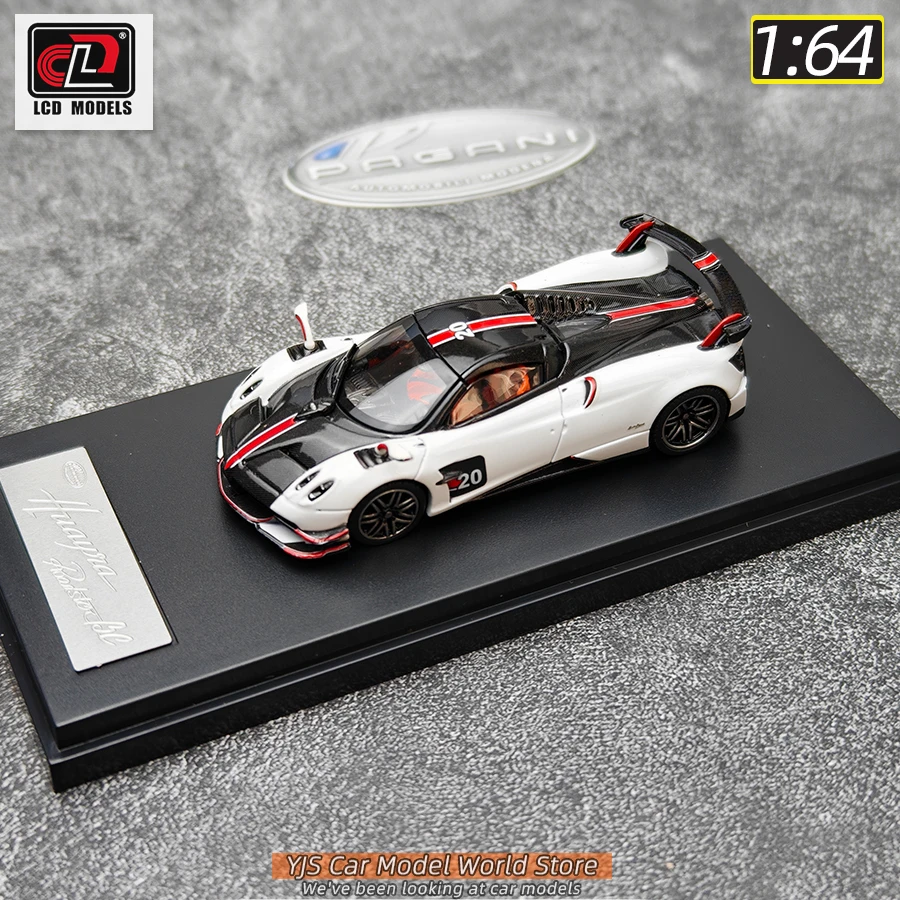 LCD CLD diecast نموذج 1:64 Huayra BC سيارة رياضية مادة معدنية نموذج سيارة مجموعة زخرفة ثابتة
