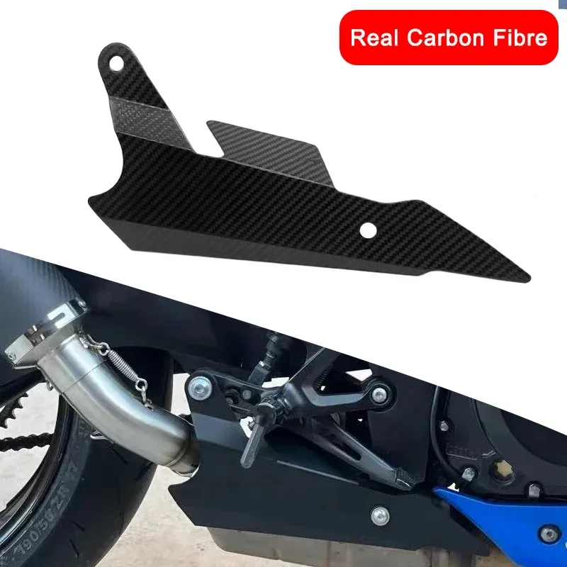 

Подходит для SUZUKI GSX-S1000 GSX-S 1000F 1000GT GSXS 1000, модифицированный обтекатель из настоящего углеродного волокна для мотоцикла, крышка выхлопной трубы 2015-2023