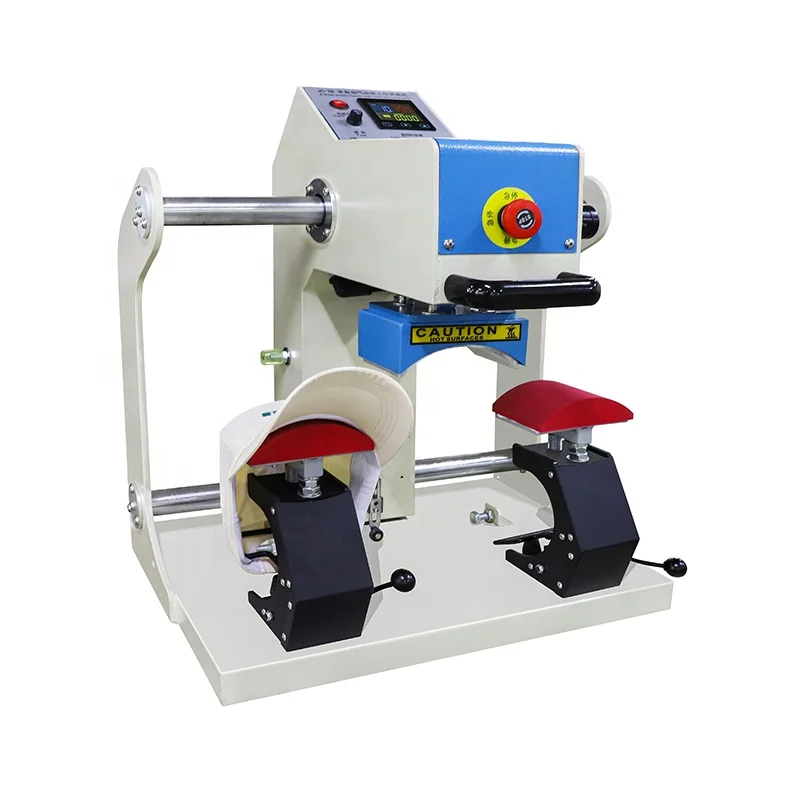 

STLFDigital DIY Hat Double Stations Sublimation Pneumatic Heat Press Machine 220V&110V Heat Transfer Machine