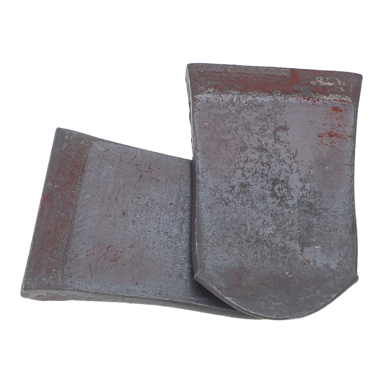 2Pcs Farm Hoe Handle Locking Blocks Iron Wedge Replacement Inserts Secure Garden Tool Heads Fixing Maintenance Accessories
