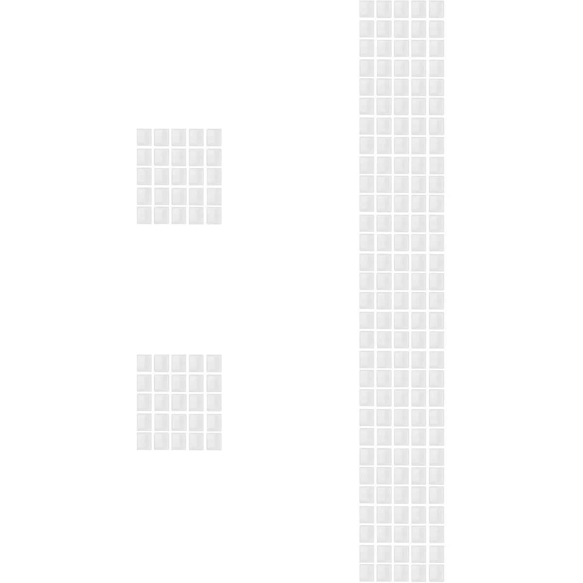 

8pcs Set of 8 Pans Watercolor Half Paint Palette Artists Pots Empty White Mixing Portable