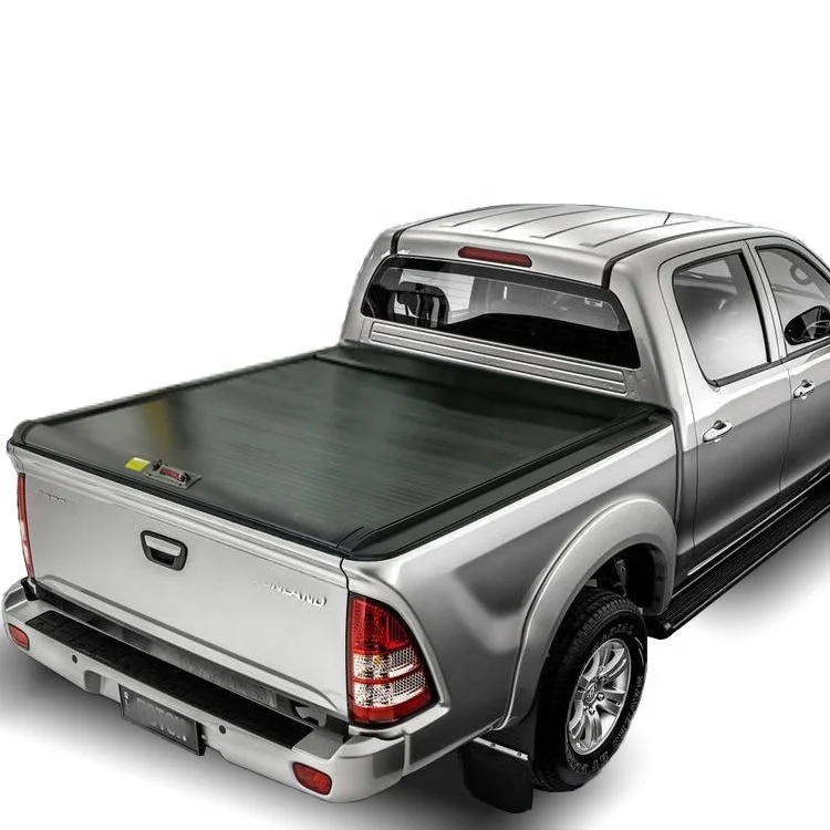 Aluminum Hard Retractable Truck Pickup Bed Cover Manual Tonneau Cover For Foton Tunland E3 E5 FT-500