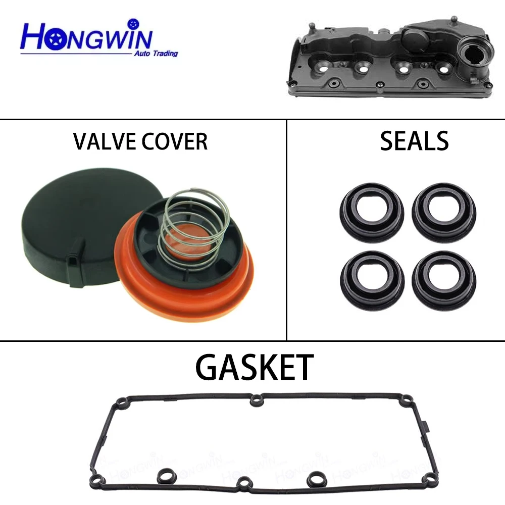 

SET 03L103469R 03L103469F Valve Cover Gasket Steal For Engine 2.0 TDI Audi A4 8K S4 Avant B8 A5 SEAT EXEO VW AMAROK CRAFTER